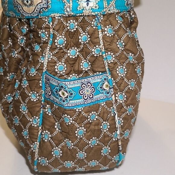 Vera Bradley Reversible Tote in Totally Turquoise - Picture 7 of 9